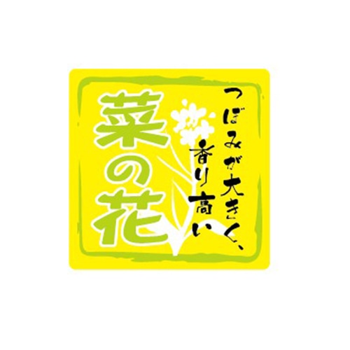 金久 POPシール 菜の花 ND-50 1束（ご注文単位1束）【直送品】