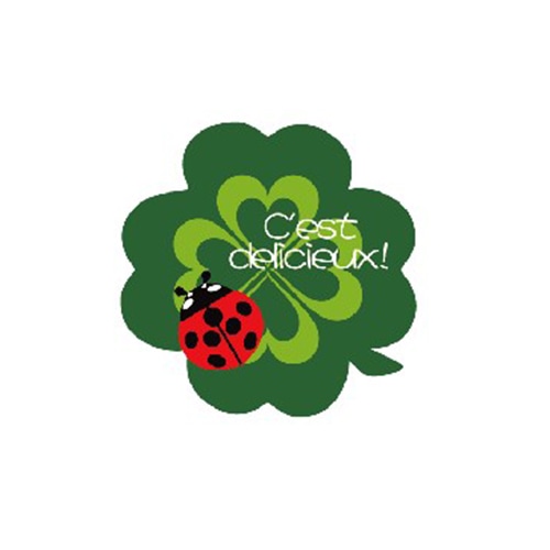 金久 ケーキピック　プチポイント クローバー大 PSP-026 1束（ご注文単位1束）【直送品】