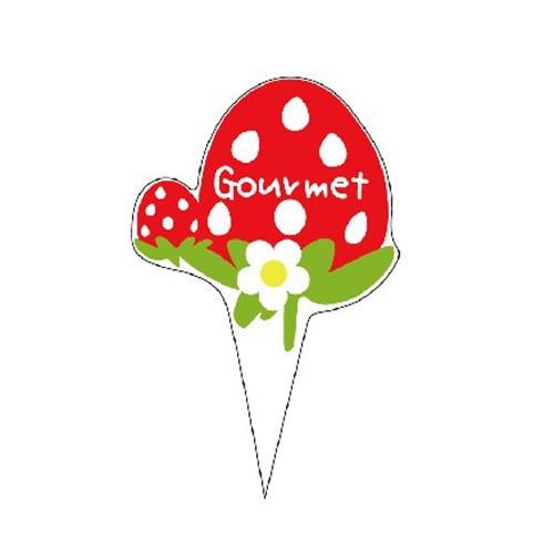 金久 ケーキピック　プチポイント ストロベリー PSP-031 1束（ご注文単位1束）【直送品】