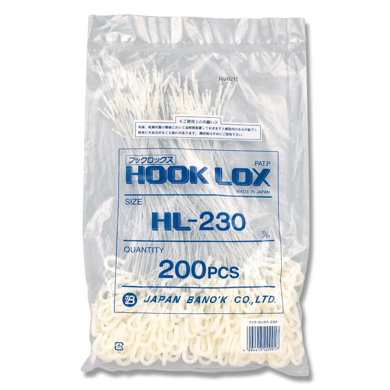 トスカバノック フックロックス HL230 200本/袋