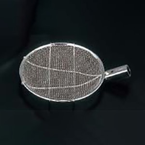 18-8 すくい網 抗菌 角柄用 丸型 細目 KES24M φ240 1個(ご注文単位1個)【直送品】