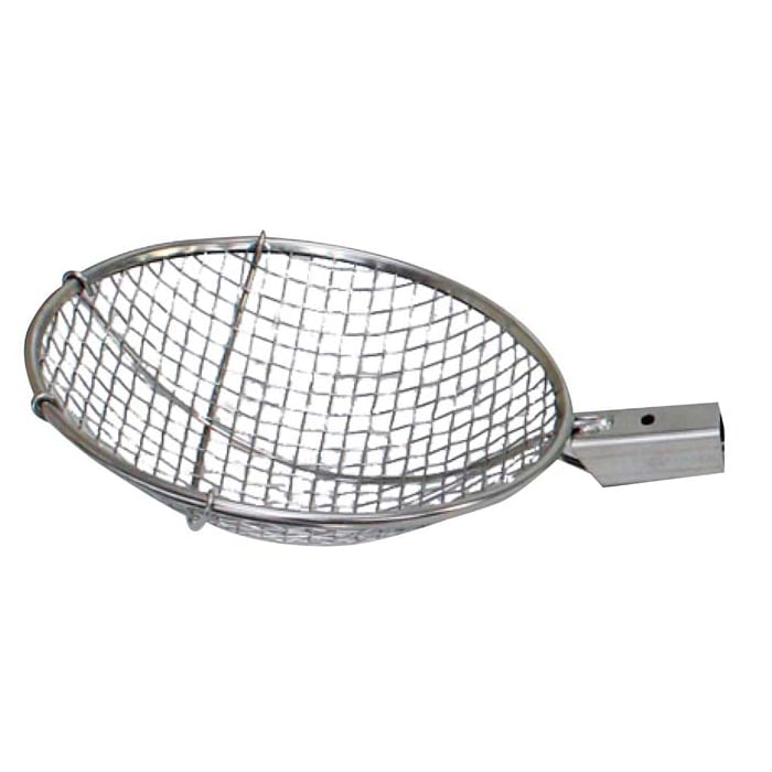 18-8 すくい網 抗菌 角柄用 丸型 平織 KEF24H φ240 1個(ご注文単位1個)【直送品】