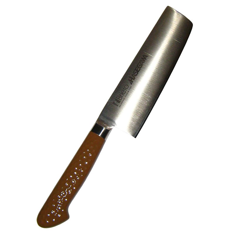 ハセガワ抗菌カラー庖丁菜切MNK-1616cmブラウン 1個(ご注文単位1個)【直送品】