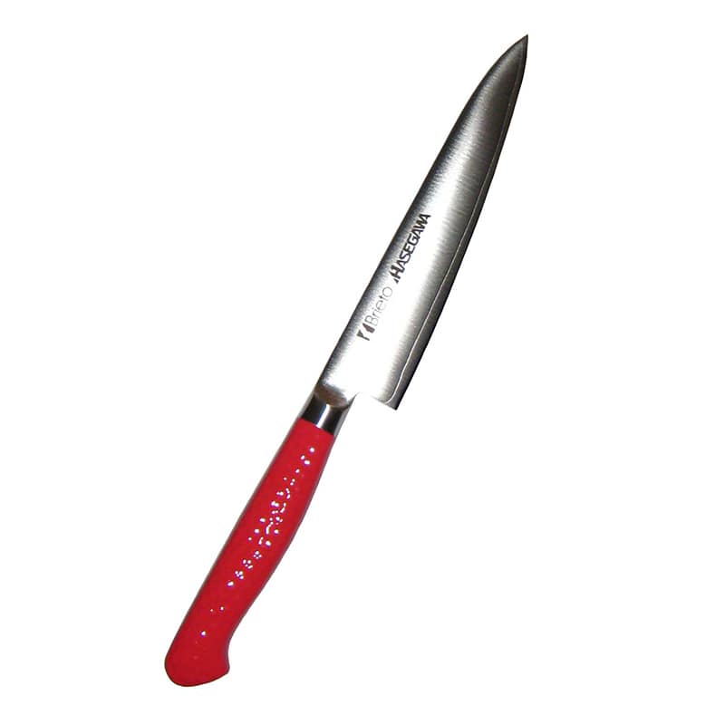 ハセガワ抗菌カラー庖丁ペティーナイフMPK-1515cmレッド　1個（ご注文単位1個）【直送品】