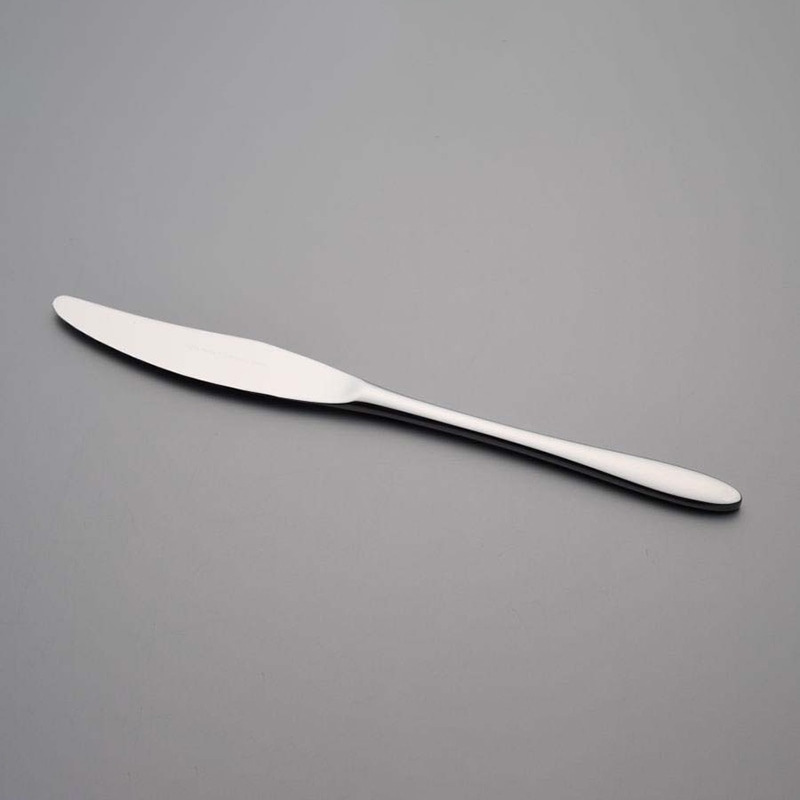 18-10　ジェンヌ　NO.5800 デザートナイフ（S・H） ノコ刃付（ディナー） 1個（ご注文単位1個）【直送品】