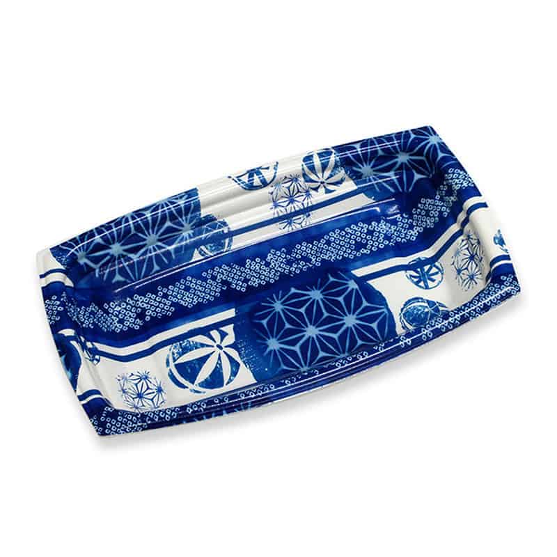 デンカポリマー 惣菜容器 夢デリLS 本体 LS40 手まり青 34203 50枚/袋（ご注文単位18袋）【直送品】