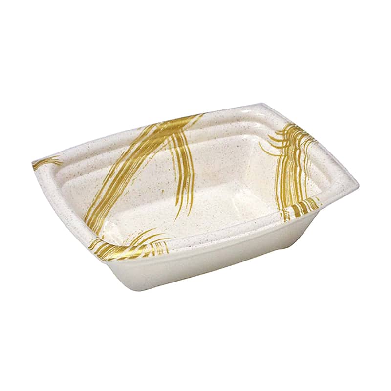 デンカポリマー 惣菜容器 夢デリLS 本体 LS15深 疾風金 35903 50枚/袋（ご注文単位24袋）【直送品】