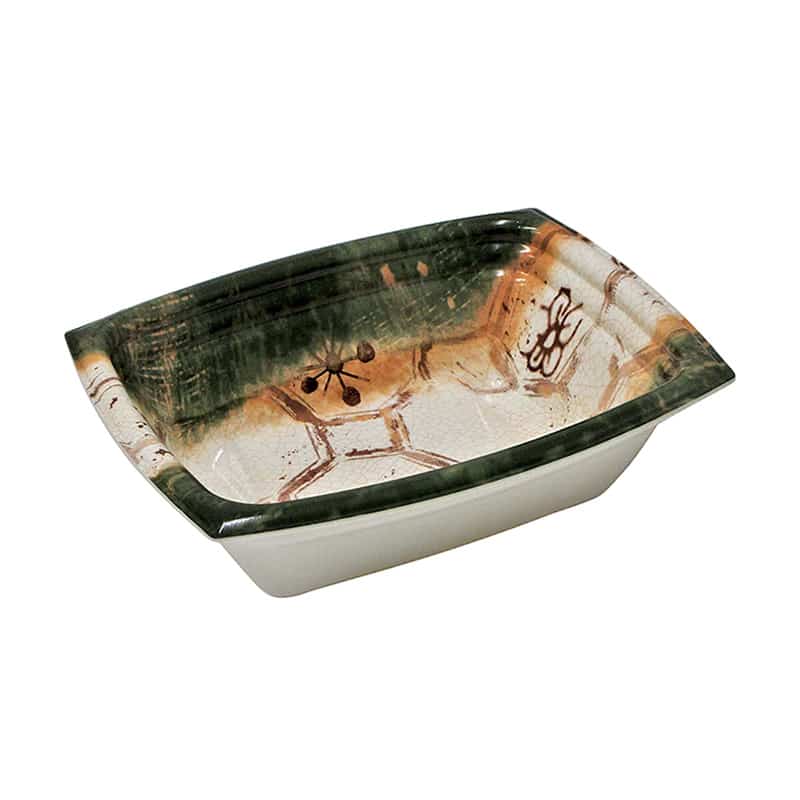 デンカポリマー 惣菜容器 夢デリLS 本体 LS15深 綾織部 35933 50枚/袋（ご注文単位24袋）【直送品】