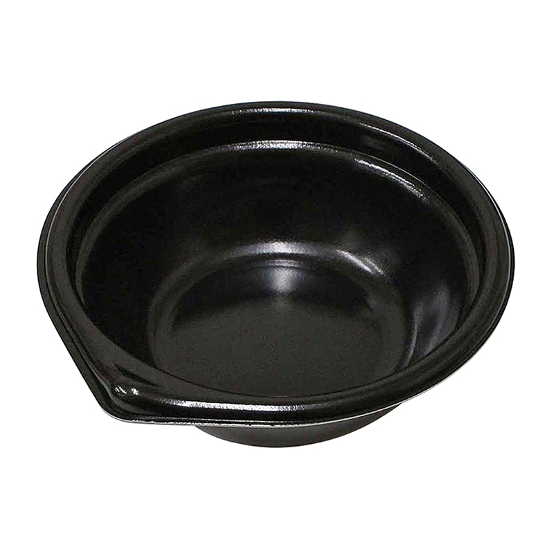 デンカポリマー 丼容器 ラルム 本体R 160 ブラック 50枚/袋(ご注文単位20袋)【直送品】