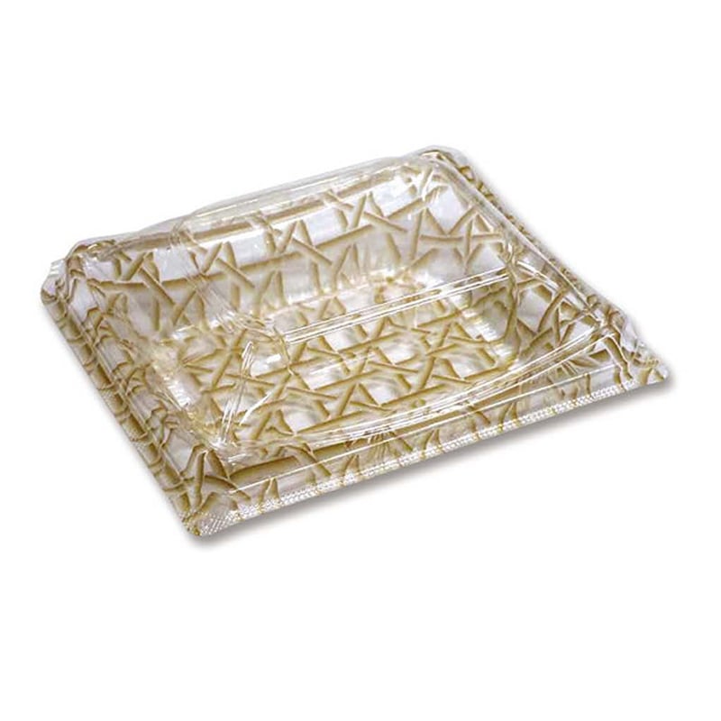 デンカポリマー 嵌合フードパック　OPライト R14-12(8.5)　竹雀茶 43903　50枚/袋（ご注文単位24袋）【直送品】