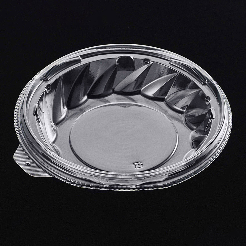 デンカポリマー 冷し麺容器　TPライトボウル　浅本体E 195 透明 50枚/袋（ご注文単位24袋）【直送品】