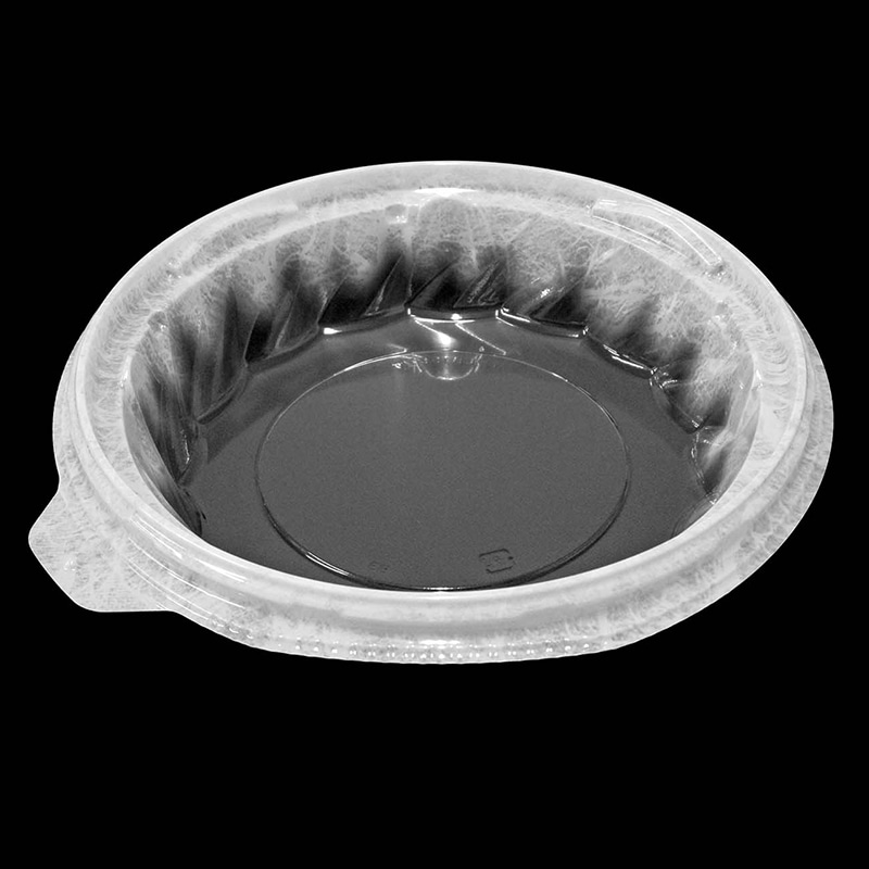 デンカポリマー 冷し麺容器　TPライトボウル　浅本体E 195 和紙白 50枚/袋（ご注文単位24袋）【直送品】