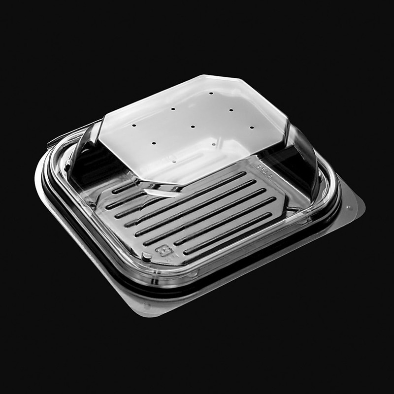 デンカポリマー 嵌合フードパック OP-3010KU　透明　穴有2φ 47543　50枚/袋（ご注文単位18袋）【直送品】