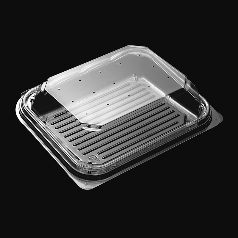 デンカポリマー 嵌合フードパック OP-3030K　透明　穴有2φ 47623　50枚/袋（ご注文単位12袋）【直送品】