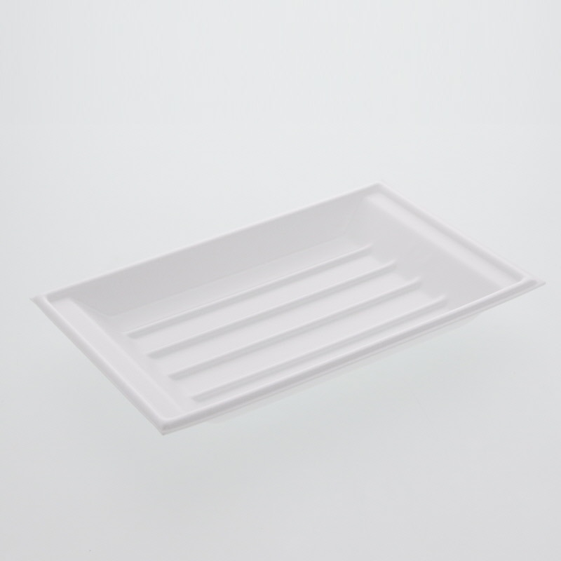 デンカポリマー 発泡食品トレー　舟皿 特大 L-1 100枚/袋（ご注文単位30袋）【直送品】