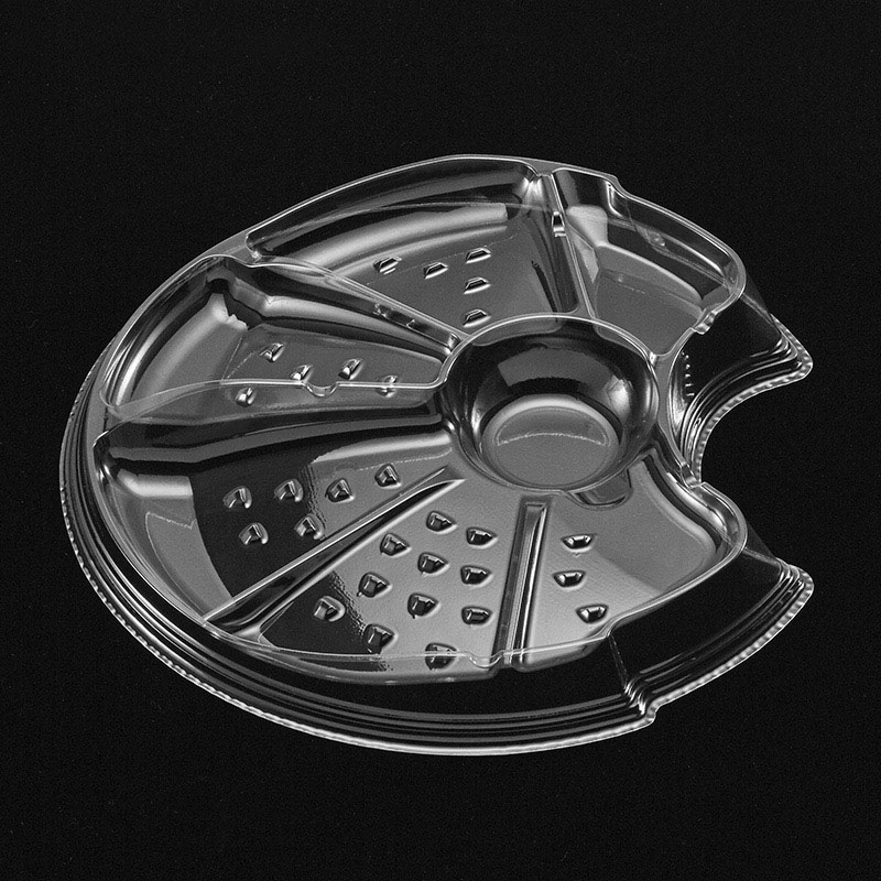 デンカポリマー 冷し麺容器 TPライトボウル 中皿2 195 50枚/袋(ご注文単位48袋)【直送品】