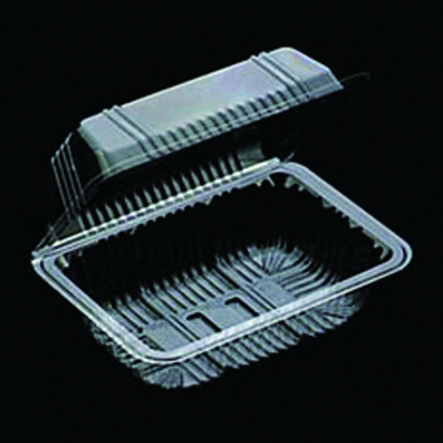 デンカポリマー 食品容器 フードパック(折蓋タイプ) OP-103 おにぎり3個 100枚/袋