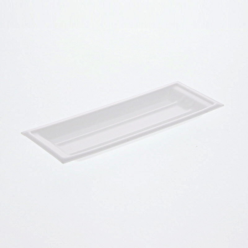 デンカポリマー 発泡食品トレー　舟皿 長 L-4 100枚/袋（ご注文単位42袋）【直送品】