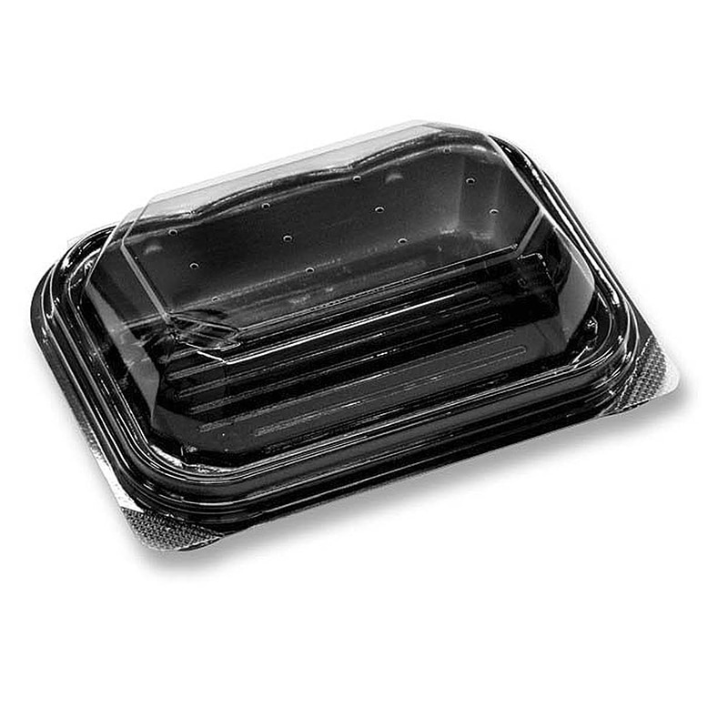 デンカポリマー 嵌合フードパック OP-3015K 黒 穴有2φ 53063 50枚/袋(ご注文単位18袋)【直送品】