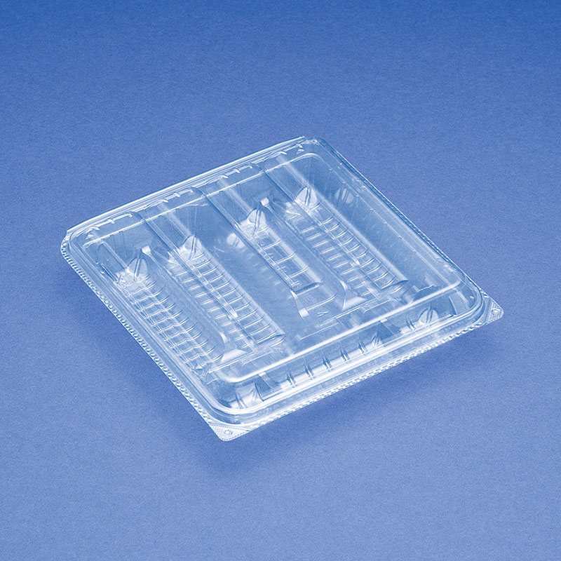 デンカポリマー 食品容器 フードパック(嵌合タイプ) OPW-4A 団子4本用 100枚/袋