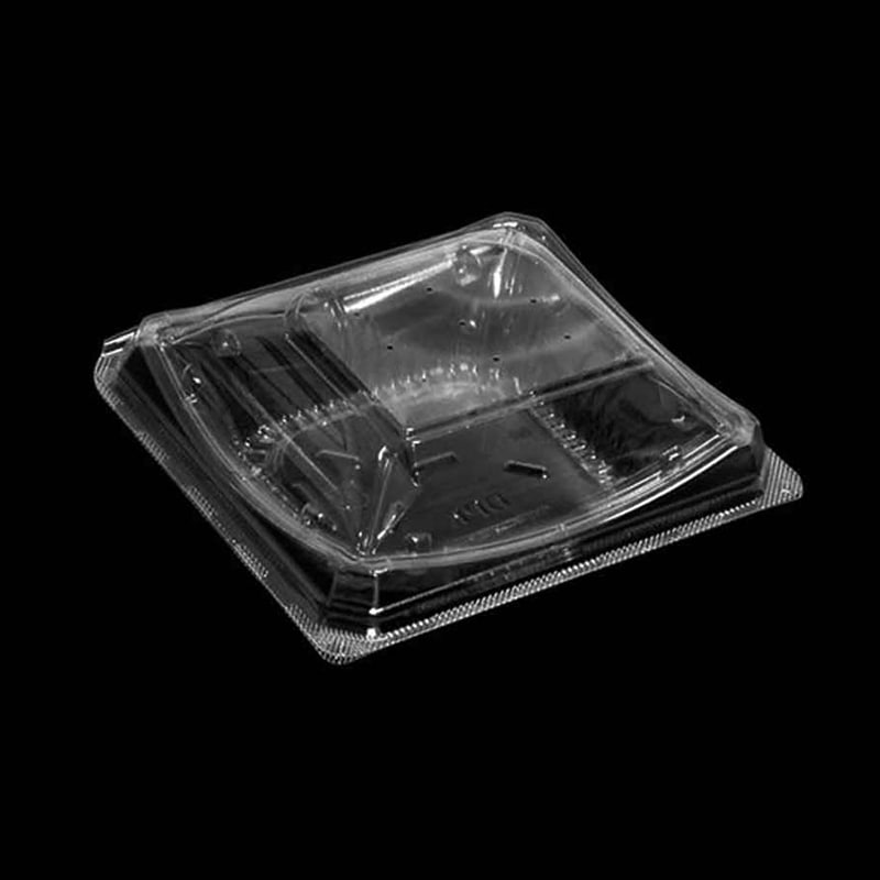 デンカポリマー 嵌合フードパック OPライト R12-11(3) 透明 穴有 53423 50枚/袋(ご注文単位40袋)【直送品】