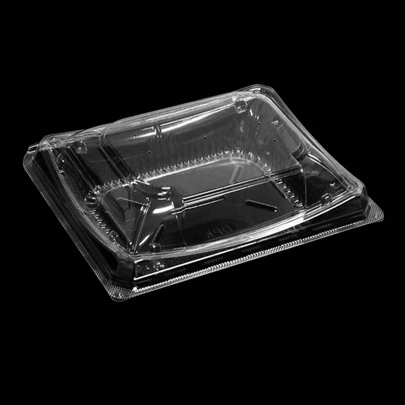 デンカポリマー 嵌合フードパック OPライト R15-12(9) 透明 穴有 53433 50枚/袋(ご注文単位24袋)【直送品】