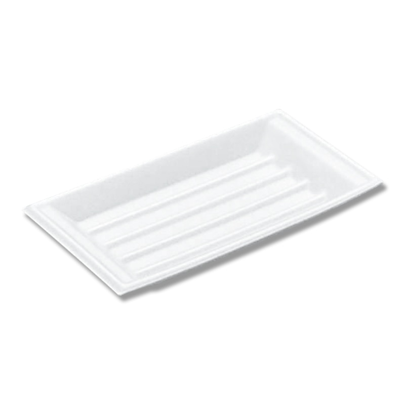 デンカポリマー 発泡食品トレー　舟皿 大 L-2 100枚/袋（ご注文単位30袋）【直送品】