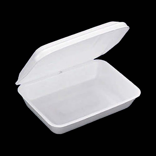 デンカポリマー 折蓋弁当容器 G-350 58530 1200枚/箱（ご注文単位1箱）【直送品】