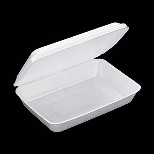 デンカポリマー 折蓋弁当容器 G-340 58900 50枚/袋（ご注文単位18袋）【直送品】