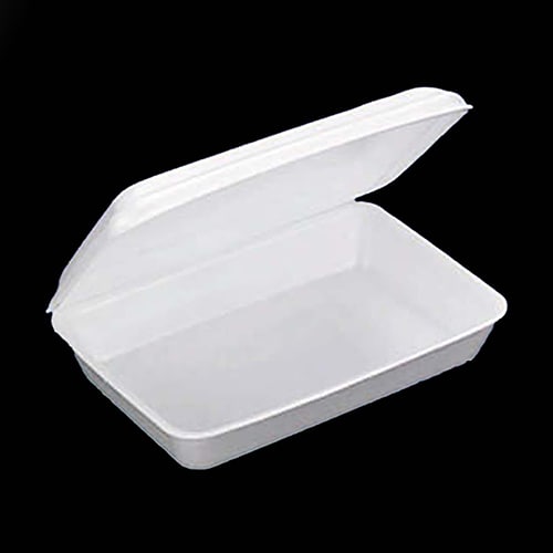 デンカポリマー 折蓋弁当容器 G-2 深蓋 60110 50枚/袋（ご注文単位17袋）【直送品】