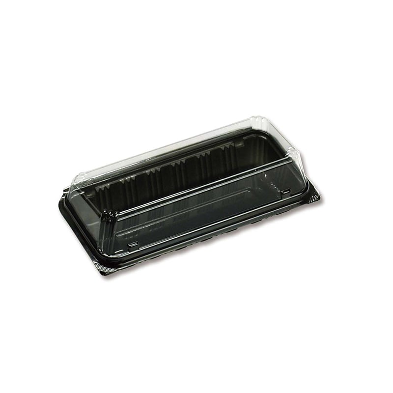 デンカポリマー 嵌合フードパック OPSK16-8(45) 黒 50枚/袋(ご注文単位24袋)【直送品】