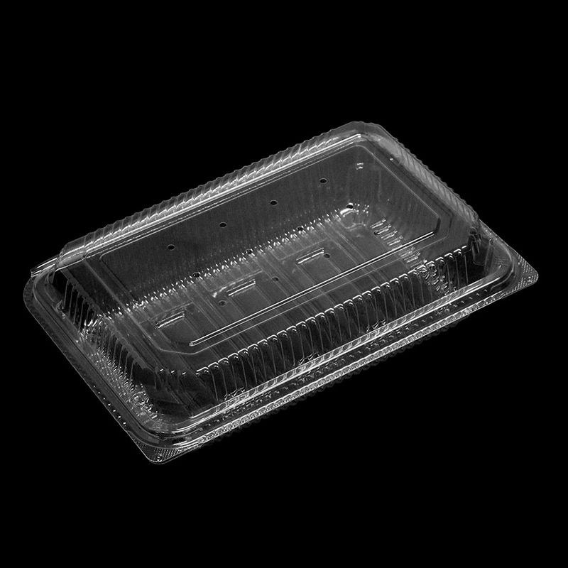 デンカポリマー 嵌合フードパック OP-611R穴有 透明 50枚/袋（ご注文単位18袋）【直送品】