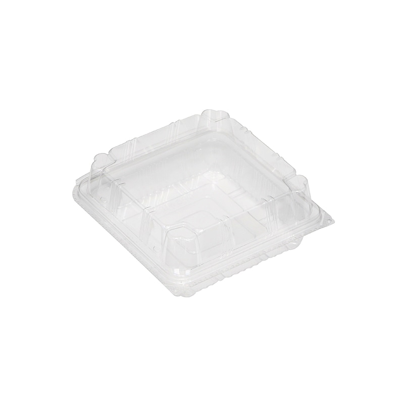 デンカポリマー 食品容器 フードパック(嵌合タイプ) サンドイッチ用 OPSW12-12(50) 50枚/袋