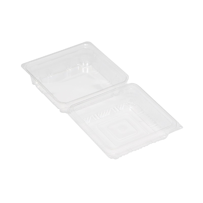 デンカポリマー 食品容器 フードパック(嵌合タイプ) サンドイッチ用 OPSW12-12(50) 50枚/袋