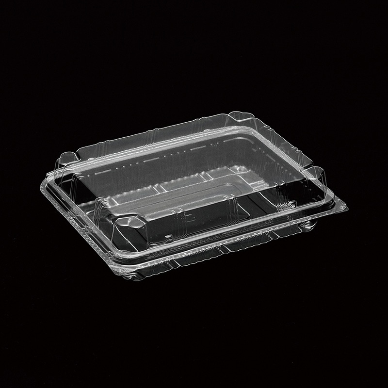 デンカポリマー 食品容器 フードパック(嵌合タイプ) サンドイッチ用 OPSW16-12(40) 50枚/袋