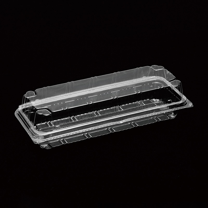 デンカポリマー 食品容器 フードパック(嵌合タイプ) サンドイッチ用 OPSW21-9(50) 50枚/袋