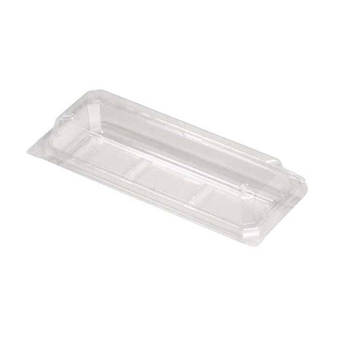 デンカポリマー 嵌合フードパック 和菓子3個 透明 50枚/袋（ご注文単位18袋）【直送品】