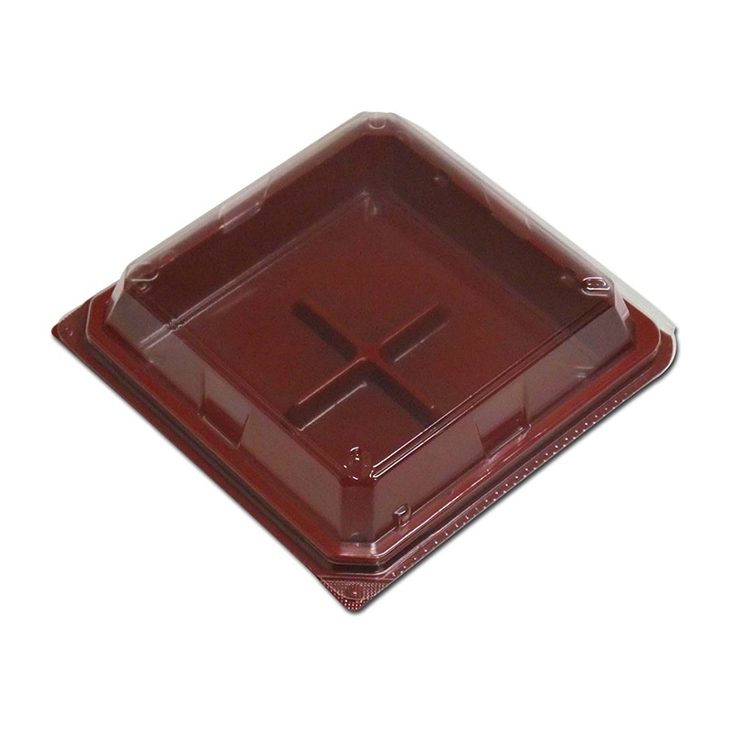 デンカポリマー 嵌合フードパック 和菓子4個 R／B 50枚/袋（ご注文単位16袋）【直送品】