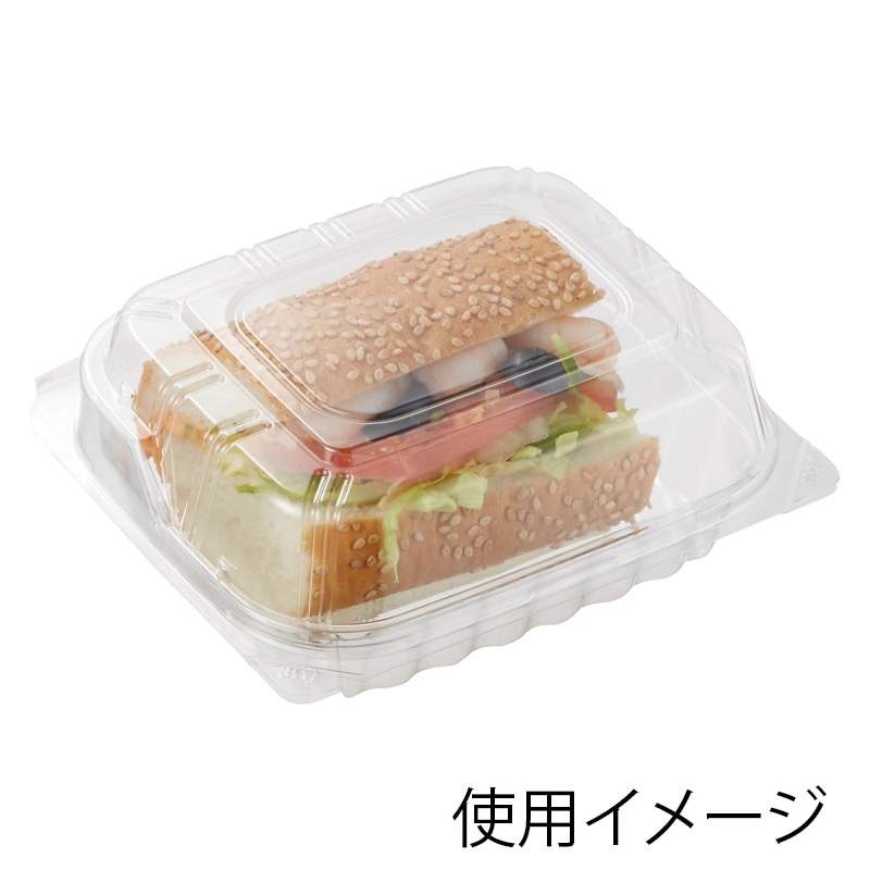 デンカポリマー 食品容器 フードパック(嵌合タイプ) OP-1000S 50枚/袋