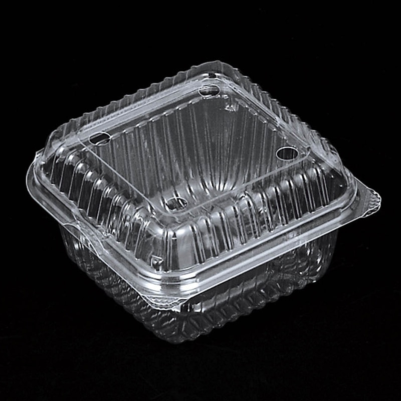 デンカポリマー 嵌合フードパック OP-152浅穴有 透明 100枚/袋(ご注文単位15袋)【直送品】