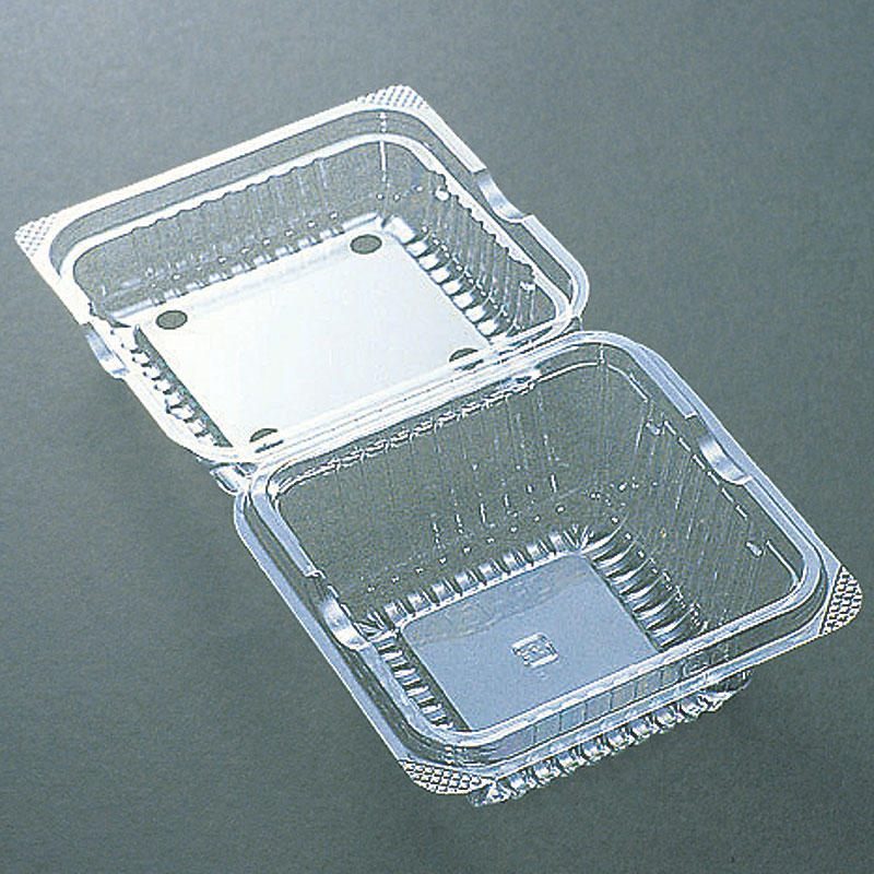 デンカポリマー 食品容器 フードパック(嵌合タイプ) OP-151 穴あり 100枚/袋