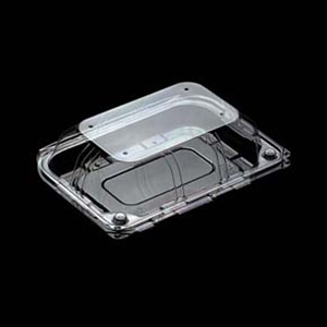 デンカポリマー 嵌合フードパック OP-172　穴有 97503　50枚/袋（ご注文単位24袋）【直送品】