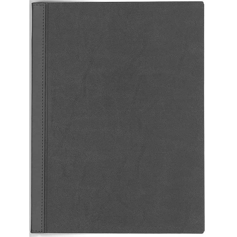 シンビ バインダーメニューブック　スリムB-LU A4　8ページ 黒 1冊（ご注文単位1冊）【直送品】