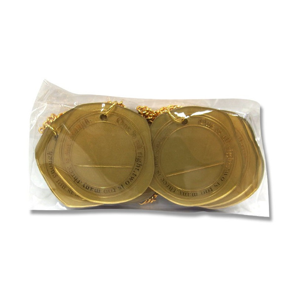 シンビ ボトルキーパー 10枚入 BM-77　ゴールド 1束（ご注文単位1束）【直送品】