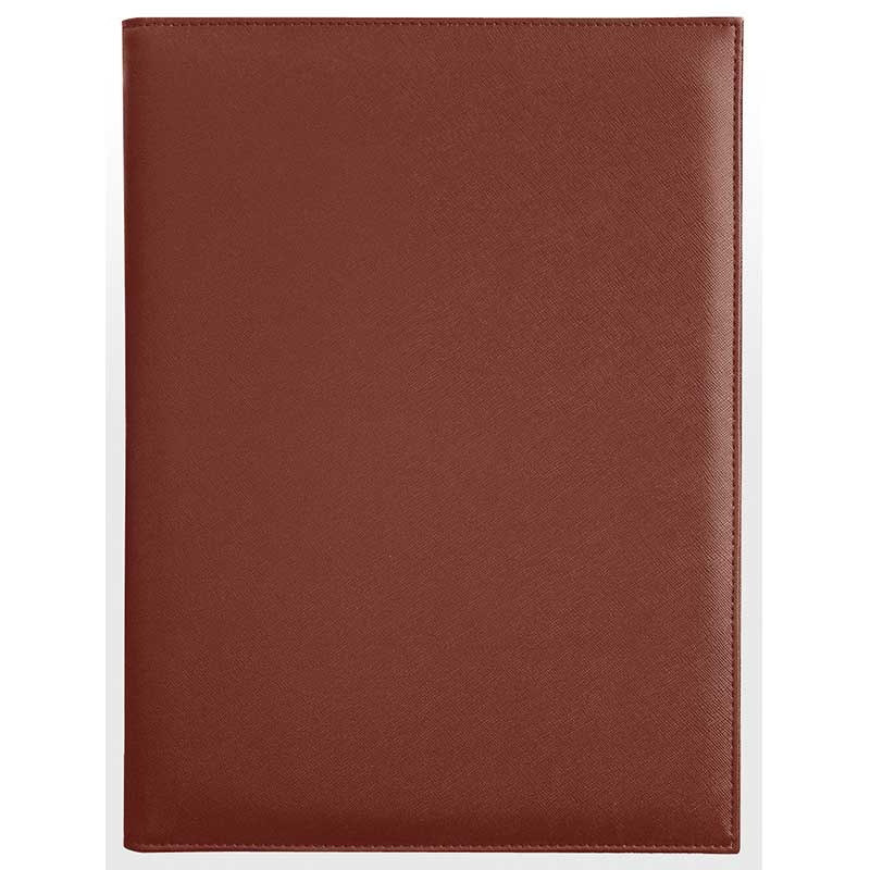 シンビ メニューブック　スリムB-PRD-101 A4　8ページ 茶 1冊（ご注文単位1冊）【直送品】