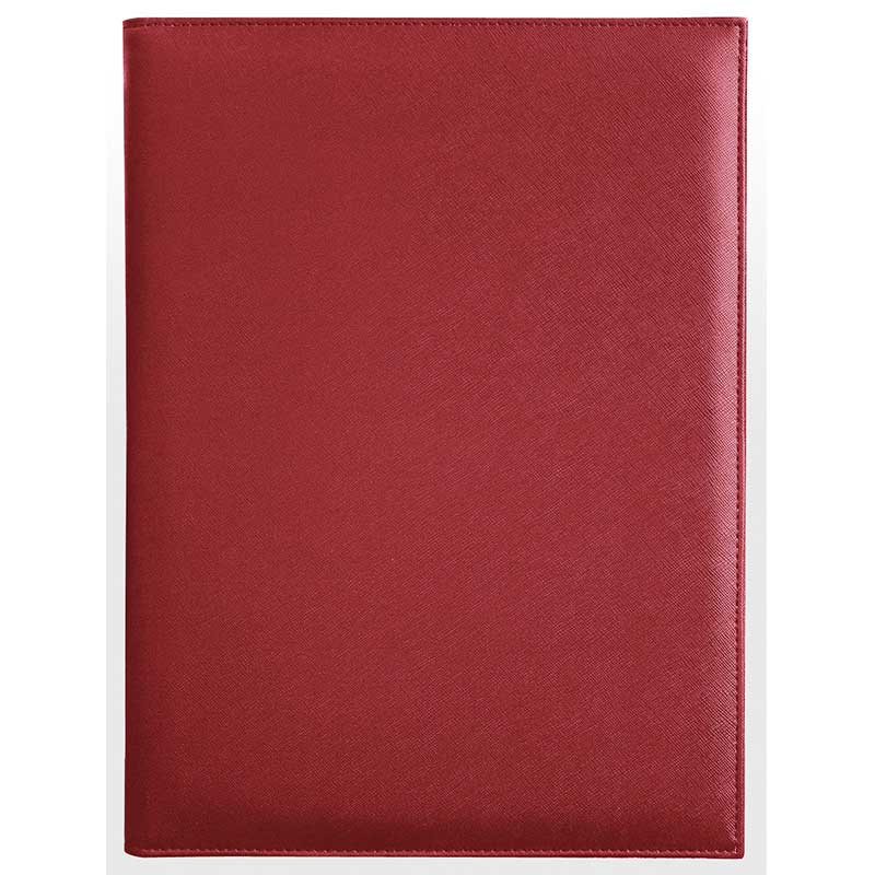 シンビ メニューブック　スリムB-PRD-101 A4　8ページ 赤 1冊（ご注文単位1冊）【直送品】