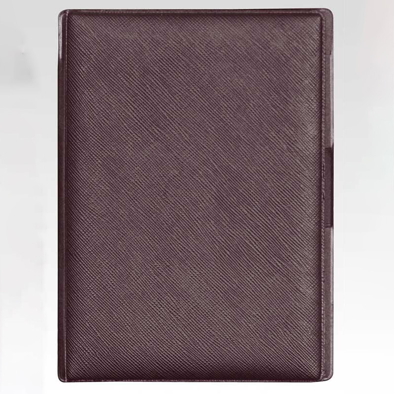 シンビ メモパッド SS-133 ブック式 茶 1冊(ご注文単位3冊)【直送品】