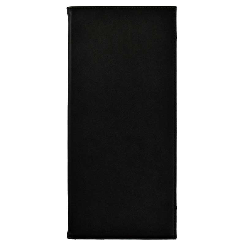 シンビ メニューブック　APU-102-TW A4縦長　2ページ　コーナー付 黒 1冊（ご注文単位1冊）【直送品】