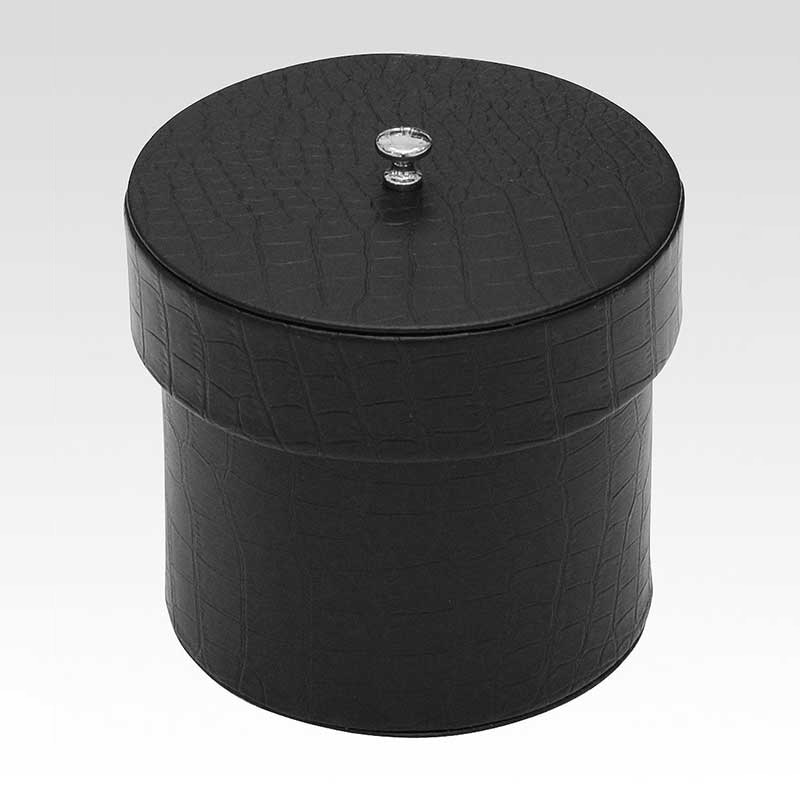 シンビ トイレットペーパーケース　TM-U 丸型　蓋付き クロコダイル 1個（ご注文単位1個）【直送品】