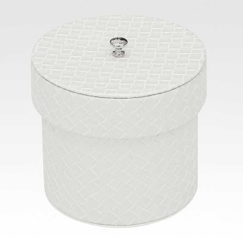 シンビ トイレットペーパーケース　TM-U 丸型　蓋付き ホワイト 1個（ご注文単位1個）【直送品】